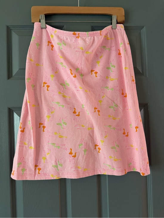 Lilly Pulitzer Dresses & Skirts - vintage Lilly Pulitzer beachcomber birds below knee skirt size medium